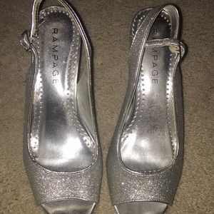 Silver heels